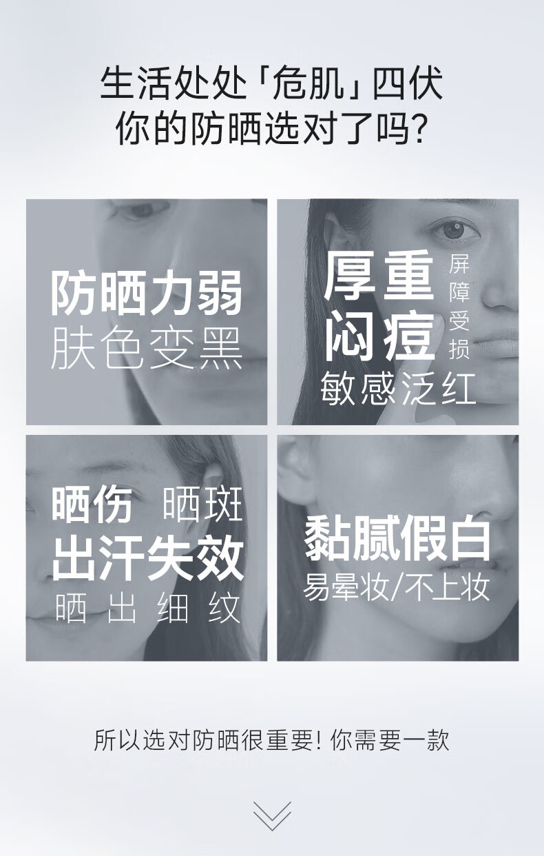 伊贝诗 新国妆面部防晒修颜霜清爽美白隔离防晒乳SPF50 35g（升级版）