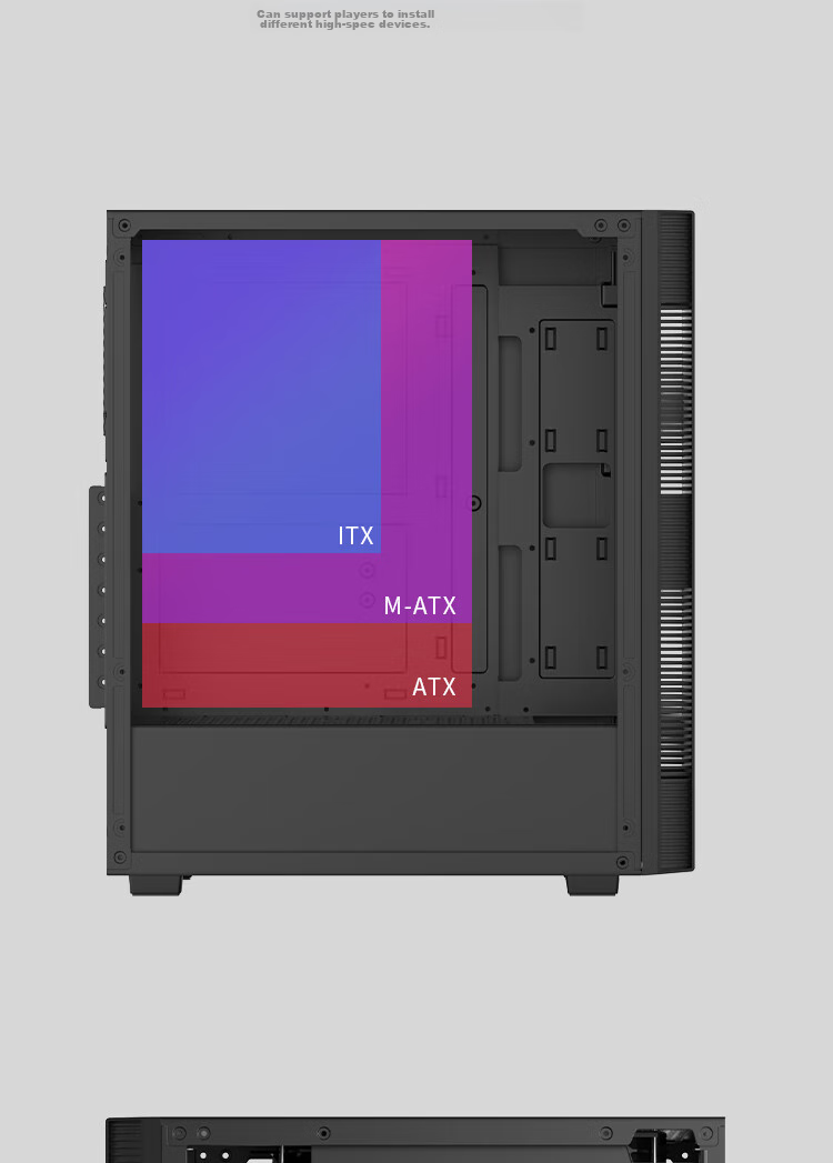 Компьютерный корпус PADO W5 Black, Midi-Tower, ATX/M-ATX/Mini-ITX, Черный