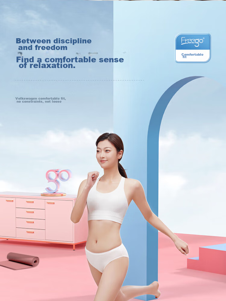 Одноразовое нижнее белье Freego Pure Cotton для женщин, стерилизованное EO, полностью хлопковое, не требует стирки, для беременных, послеродовое, менструальное, для путешествий, белое, размер L, 5 шт.