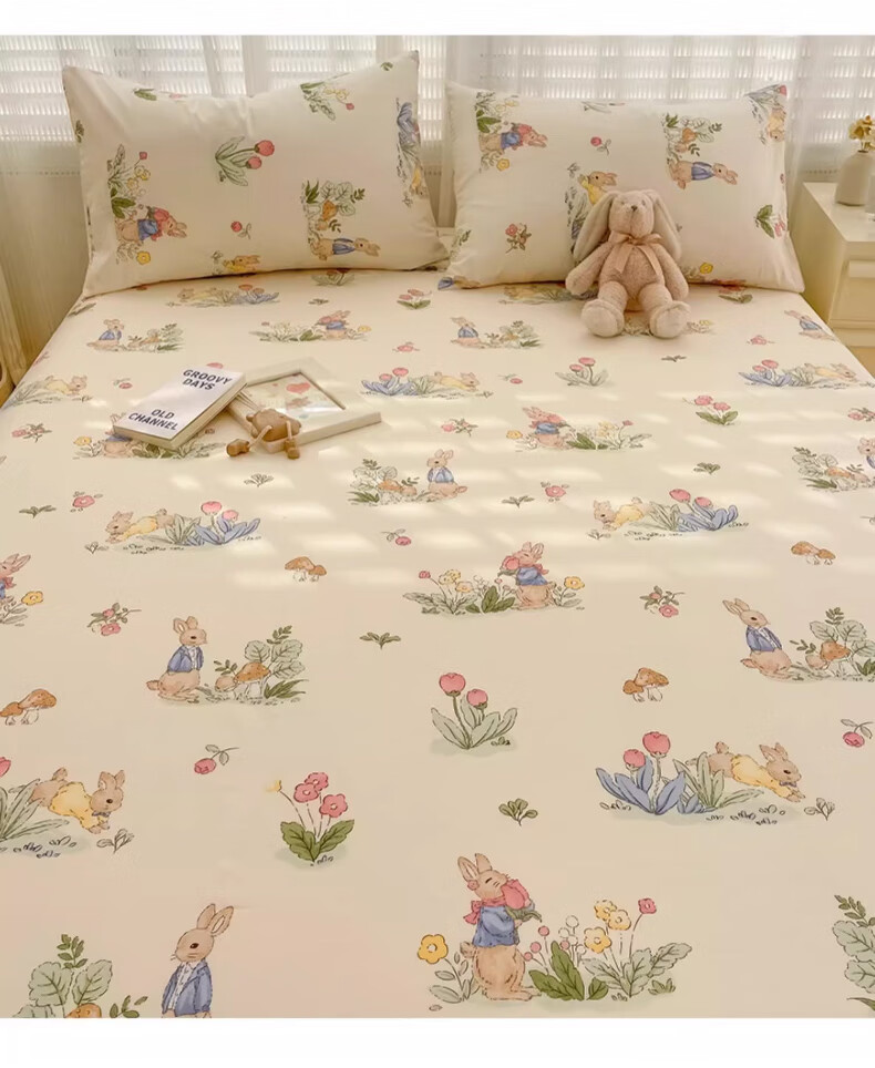 Простыня Wuyinliangpin из 100% хлопка класса А, размер 230*245 см, для кровати 1.8 м, секрет сада