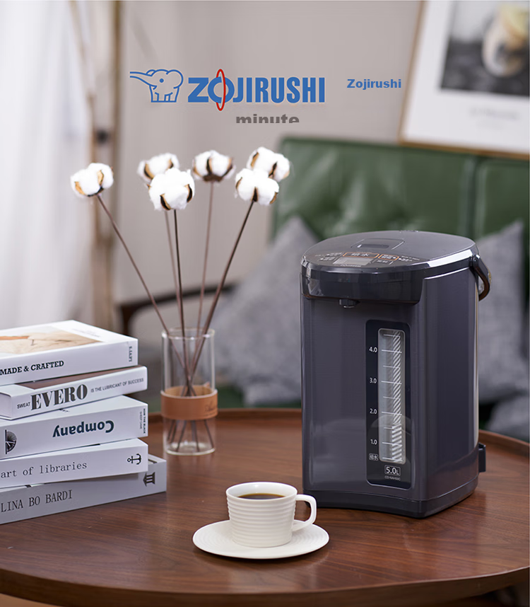 Электрический чайник ZO JIRUSHI CD-NAH50C, 5 л, микрокомпьютерное управление, 5 температурных режимов, импорт из Японии, цвет черный