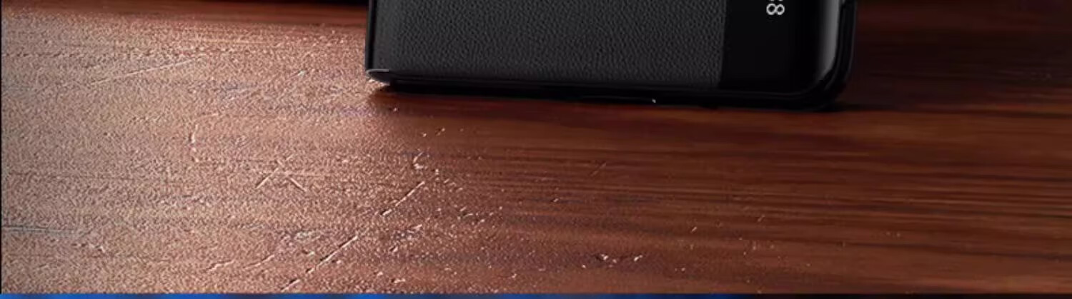 Чехол-книжка Ekakashop для Huawei Mate X5/X3/Collector's Edition, защита от падений, с подставкой, кожаный, с окном Smart View, черный