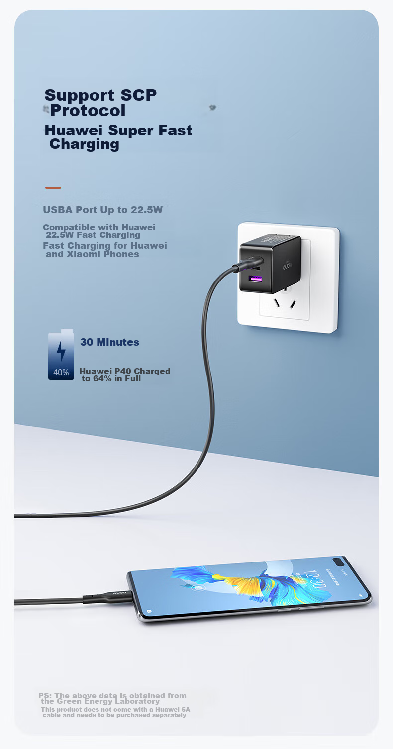 Llano 65W GaN зарядное устройство для ноутбука, Type-C кабель, быстрая зарядка PD, совместимое с MacBook, Xiaomi, Huawei, Lenovo, Apple, адаптер питания