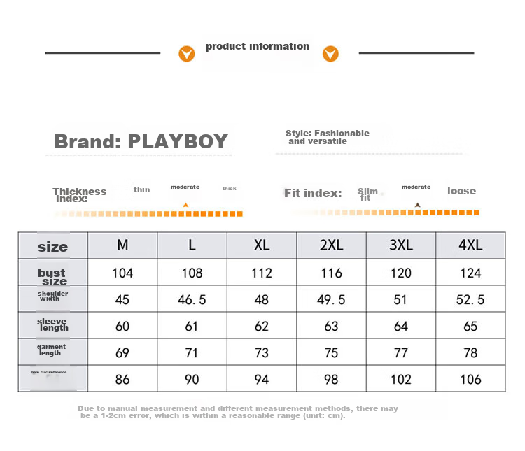 Мужская толстовка PLAYBOY с круглым воротом, новая ретро-модель на осень, модная мужская толстовка с длинным рукавом, повседневная свободная футболка, мужская одежда