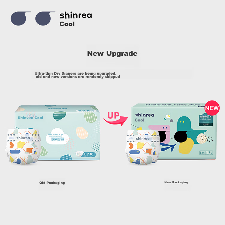 Подгузники Shinrea Butt Friends Ultra-Thin Dry L, 116 шт.