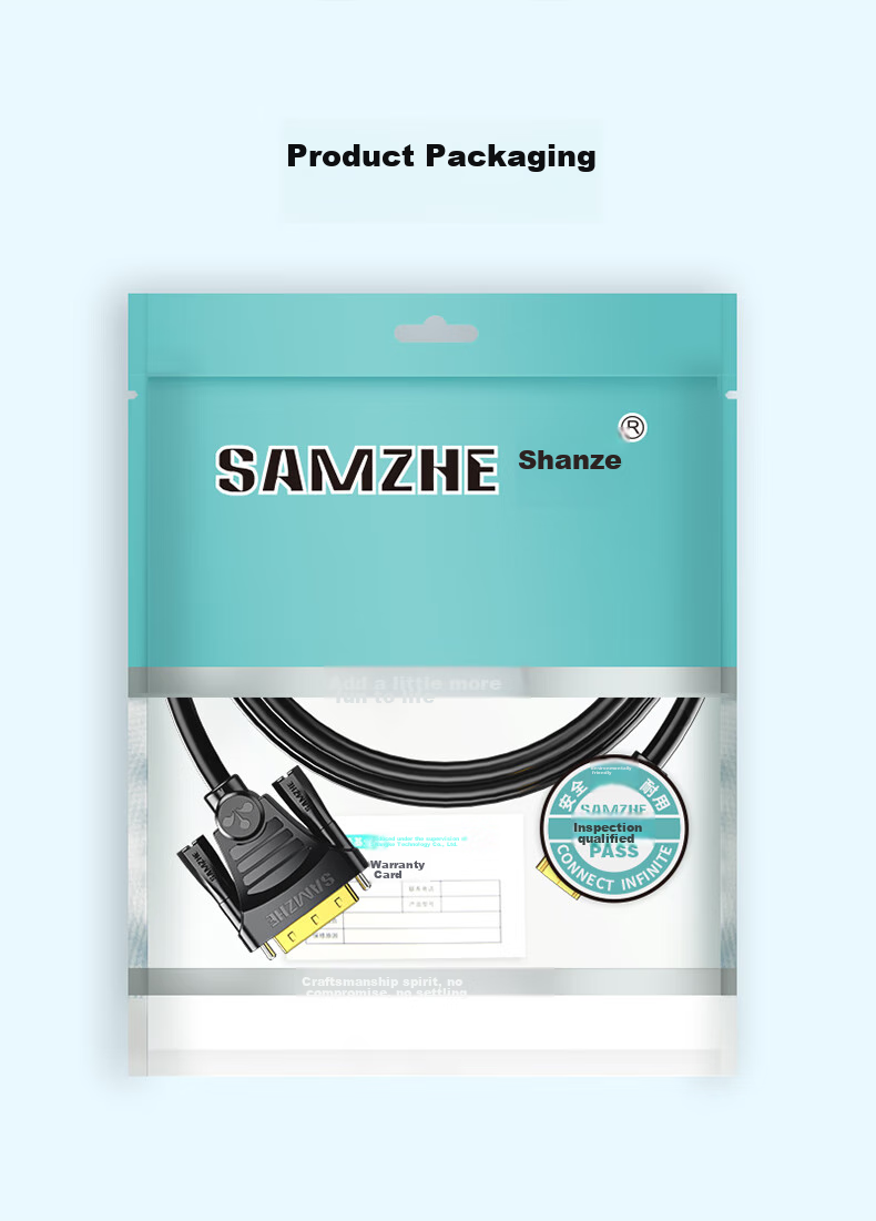 Кабель SAMZHE HDMI - DVI, 1.5 метра, 4K 60Hz, двунаправленный