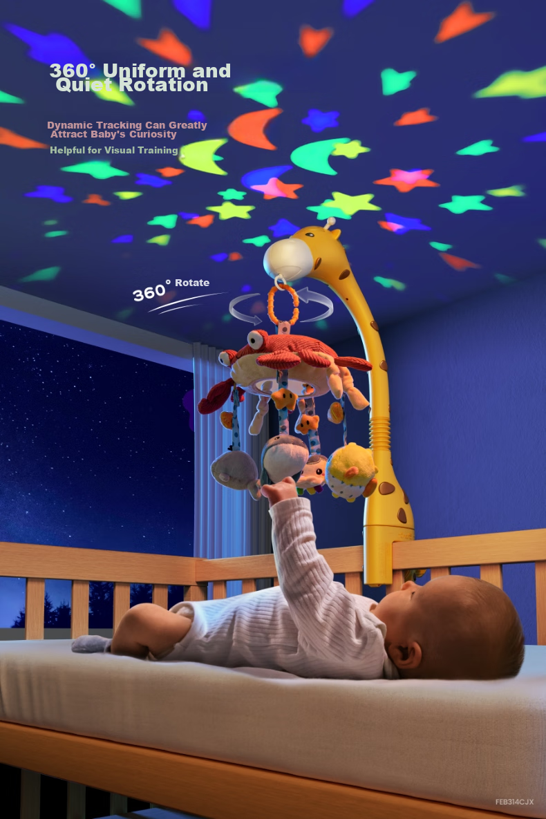 Погремушка Tumama Kids, музыкальная развивающая игрушка для детей от 0 до 1 года, подарок для новорожденного, успокаивающая игрушка на кроватку, подарок на первый месяц жизни