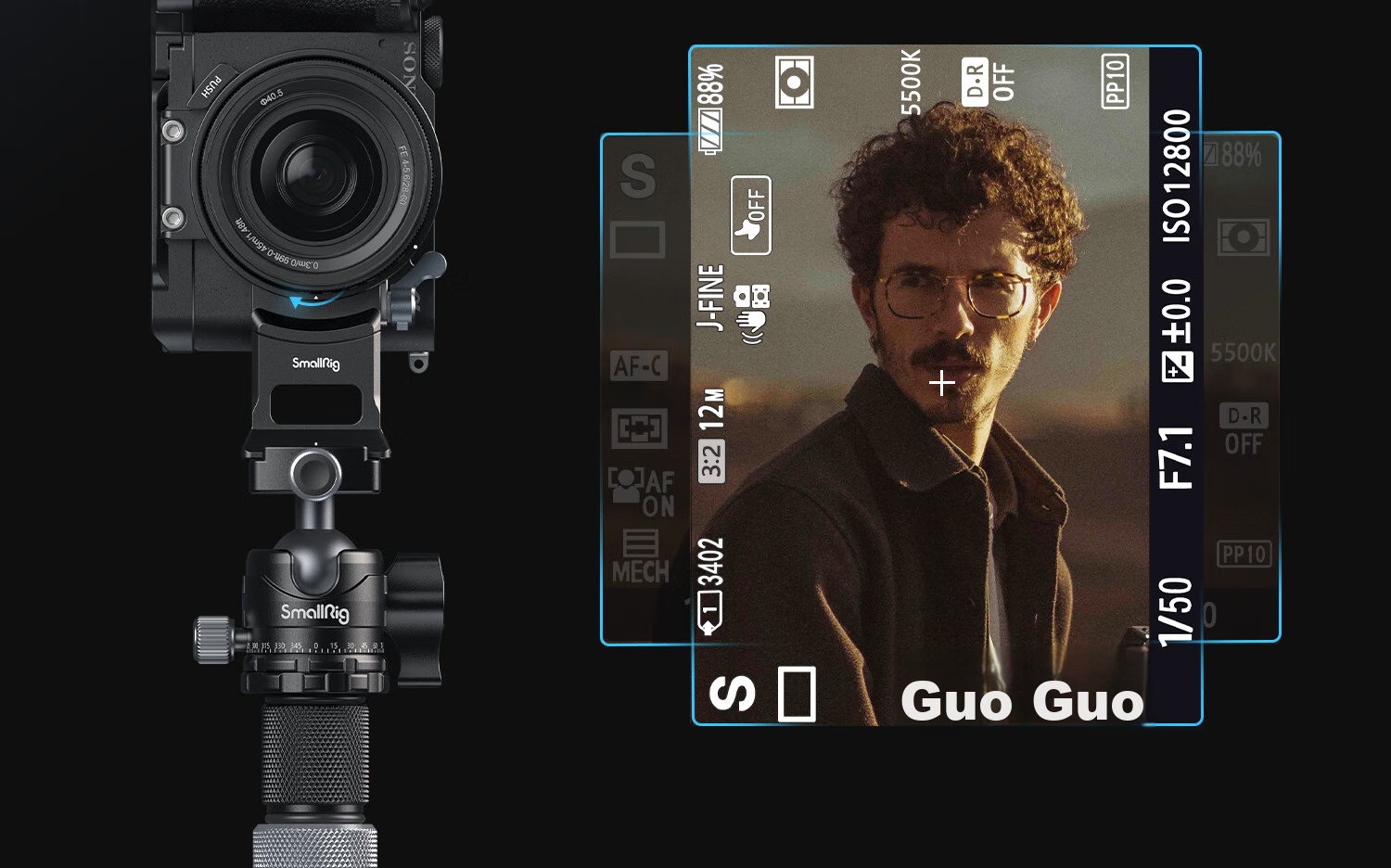 Клетка для камеры SmallRig 4439 для Sony A7C II, полнофункциональный модуль расширения для фото- и видеосъемки