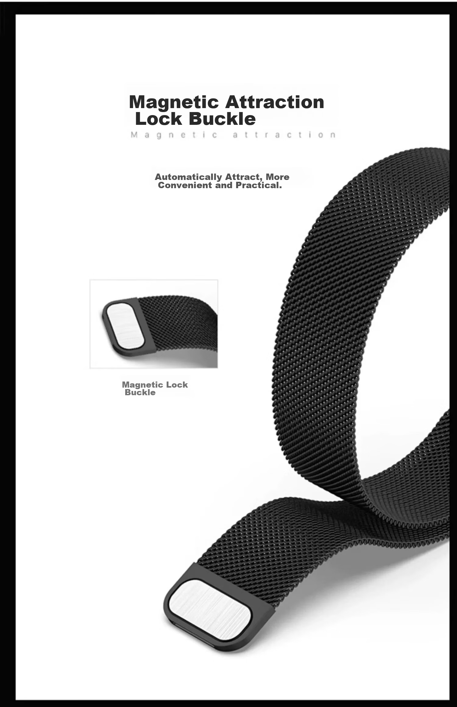 Ремешок CHENSONG для Xiaomi Band 9 Pro/8 Pro, миланский спортивный металлический браслет с магнитной застежкой, унисекс