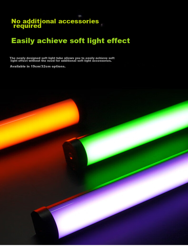 Световая палка Sidande B320S, заполняющий свет для фотосъемки, полноцветный RGB, портативный, с регулируемой цветовой температурой