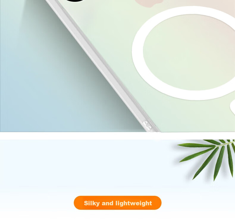 Чехол Baozou для Apple iPhone XS Max, силиконовый, с MagSafe, противоударный, прозрачный градиент