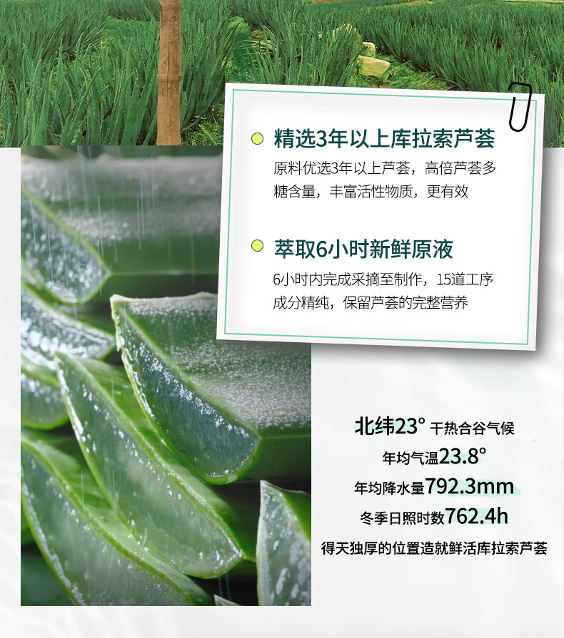 法兰琳卡（FRANIC）芦荟胶晒后修护祛痘补水清爽乳液面霜凝胶美容仪可用38节 芦荟胶5g+烟酰胺面膜5片