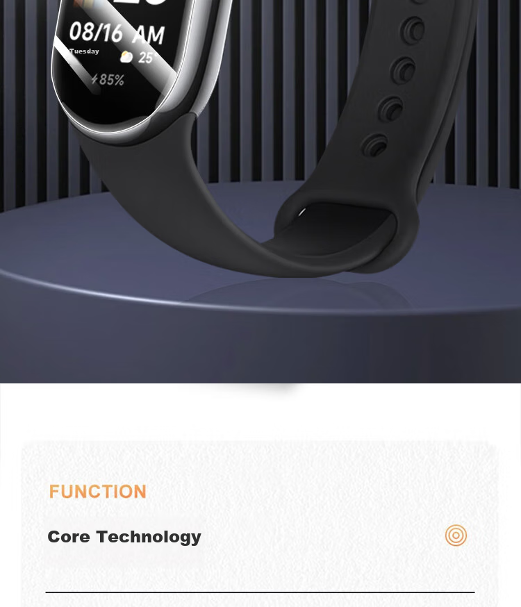 Защитная пленка ESCAPE для Xiaomi Mi Band 10/9/8/7 NFC, гидрогелевая, самовосстанавливающаяся, HD Clear, защита от царапин, 3 шт.