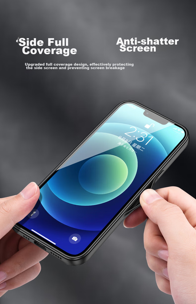 Чехол для Apple iPhone 12 SHIYONG, из натуральной кожи, синий