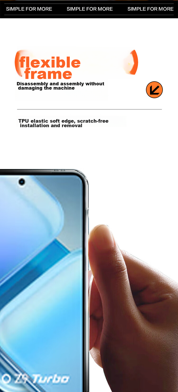 Чехол для телефона KOOLIFE для Vivo IQOO Z9 Turbo/Plus, защита всех линз, прозрачный мягкий чехол, устойчивый к отпечаткам пальцев