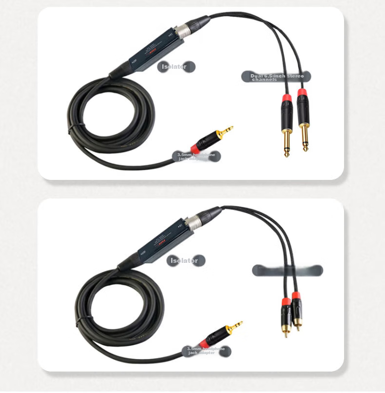 Фильтр шума Beishanque BSQ-XLR01, аудиоизолятор, 1 канал, XLR, для устранения помех и шума