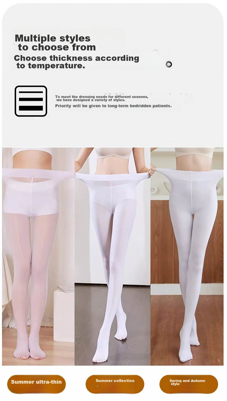 Колготки LangSha, женские, 120D, бархатные, белые, один размер