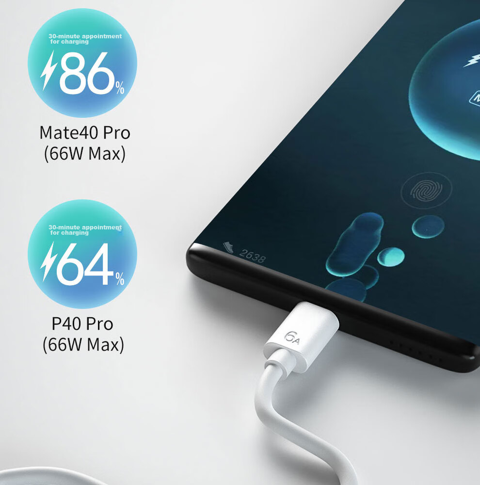 Кабель ULT-unite USB - Type-C, 66W Super Fast Charging, 6A/5A, 6 метров