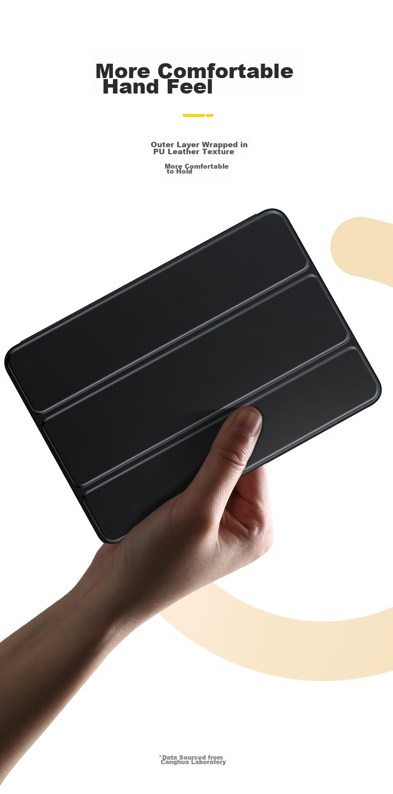 Чехол CangHua для Redmi Pad Pro 12.1 дюйма (2024), полнозащитный, противоударный, из ПК, ПУ, ТПУ, минималистичный стиль, лавандовый