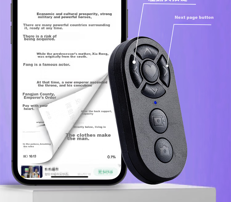 Bluetooth-пульт для смартфона Fotopro BT-9, черный