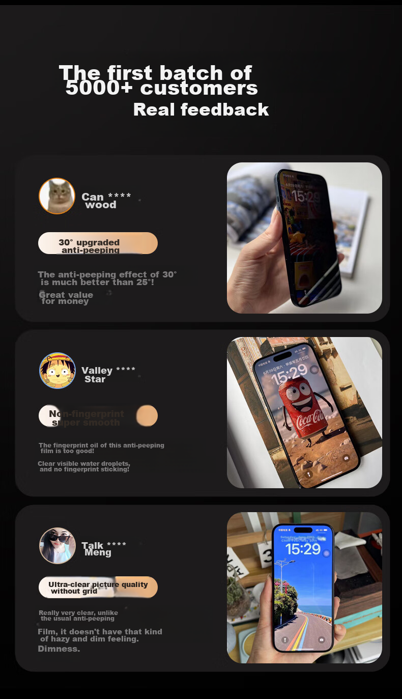 Защитное стекло для экрана DIVI Corning Privacy Screen Protector (2 шт.) для Apple iPhone 14 Pro Max, антибликовое, антипесковое, полное покрытие, защита конфиденциальности, простота установки, защита от отпечатков пальцев, установка без пыли
