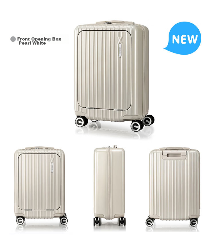 Чемодан AMERICAN TOURISTER, 28 дюймов, большой вместимости, с расширением, кодовым замком, колесами-самолетами, синий