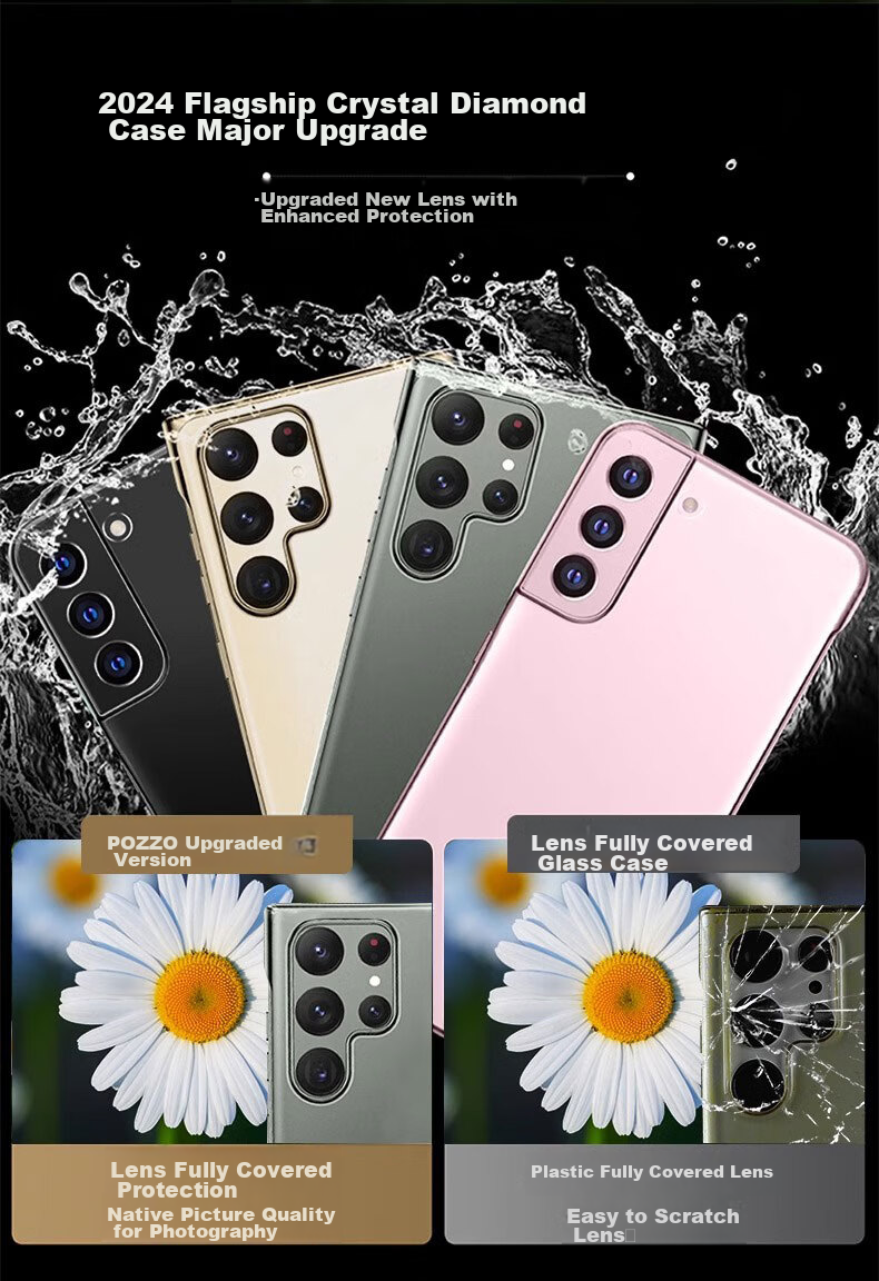 Чехол POZZO для Samsung S23+, прозрачный, противоударный, ультратонкий, защитный
