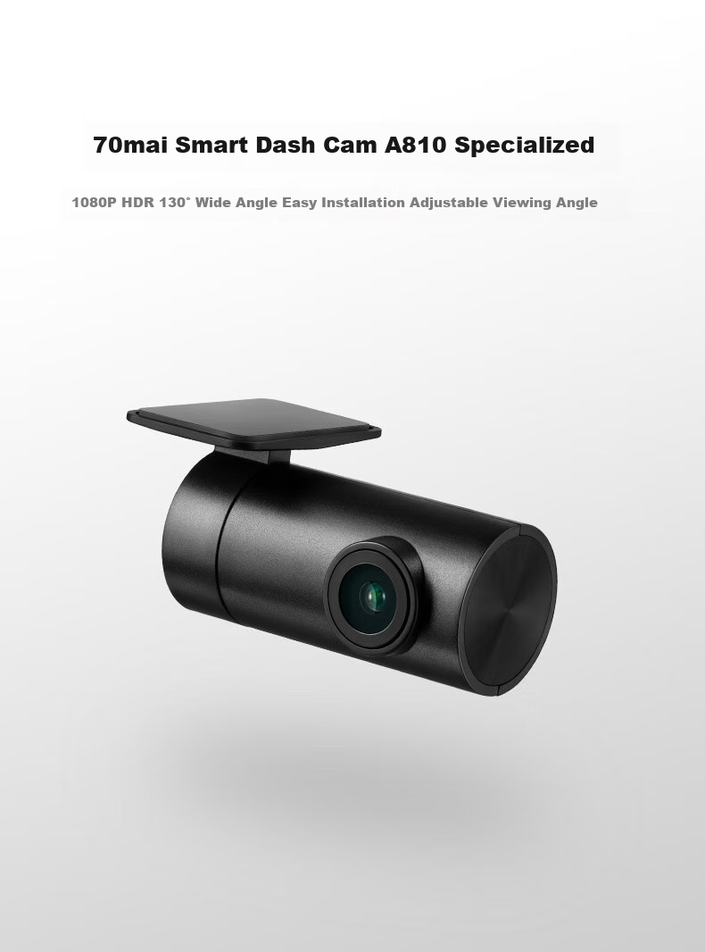 70Mai HDR High-Definition Rear Camera, In-Car Model (For Dash Cam A810, M800, A510)