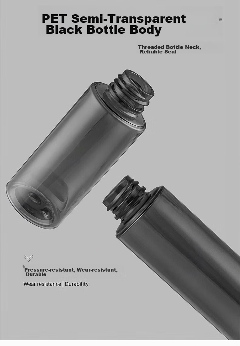 Бутылка-распылитель Jianyingshu, 80 мл, серая, для путешествий, для косметики, для жидкостей, с мелким распылением