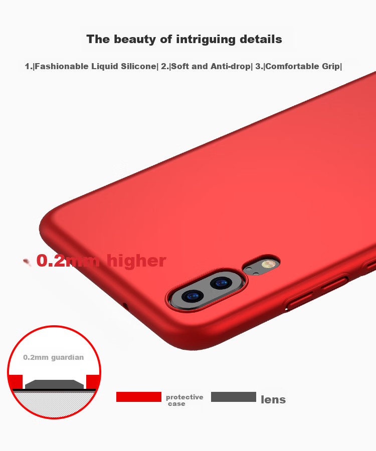 Чехол BIAZE для Huawei P20, защитный, полный охват, противоударный, ультратонкий, с рассеиванием тепла, матовый, защита от отпечатков пальцев, ощущение голого телефона, жесткий корпус для мужчин и женщин JK335-Черный