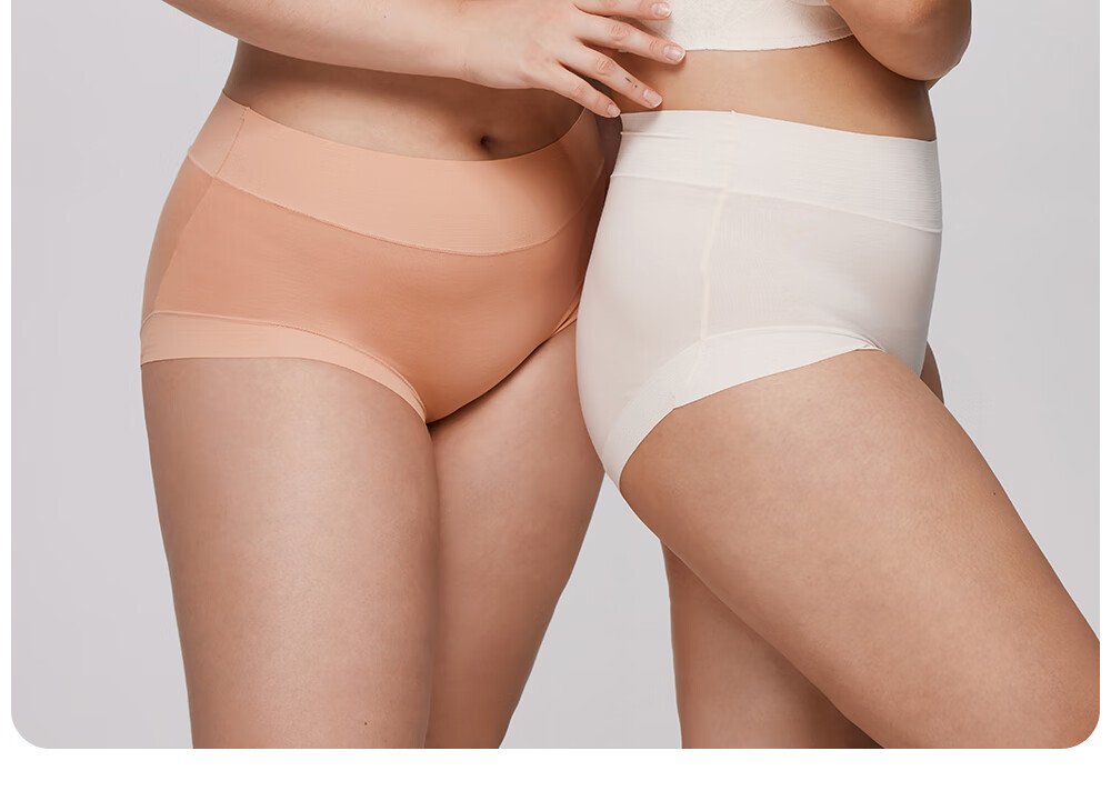 Женские трусы Guniangjia Xinjiang Long-Staple Cotton High-Waist Underwear, с легкой коррекцией живота, удлиненной ластовицей, антибактериальные, бесшовные, с высокой эластичностью, комфортные трусы большого размера