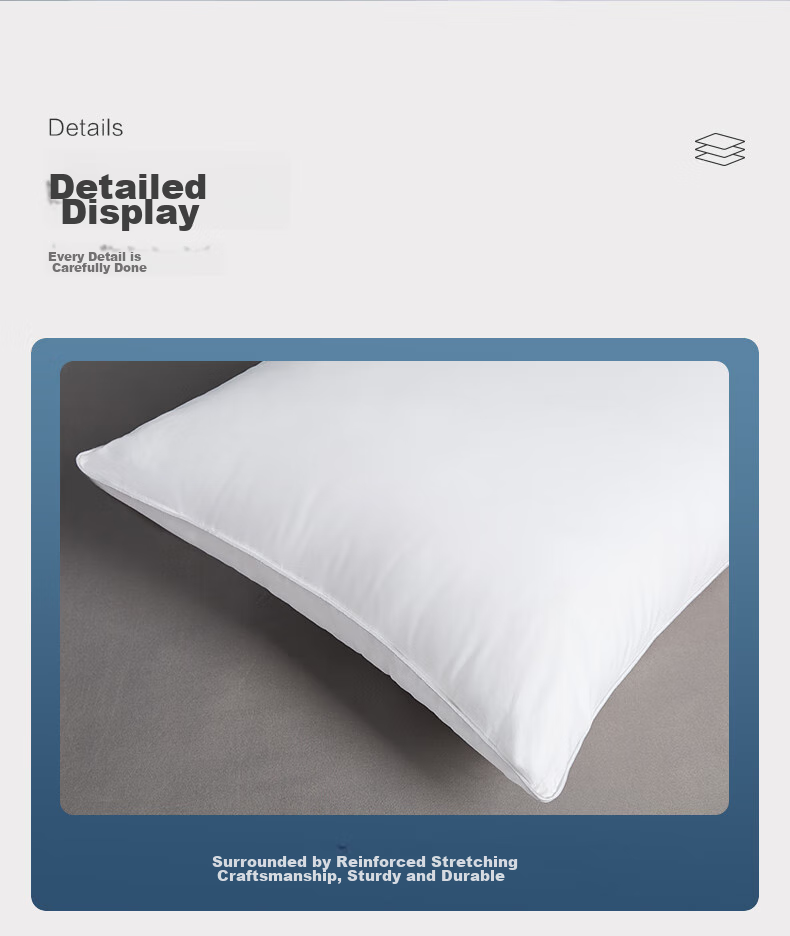 Подушка BEYOND Home Textile, 100% хлопок, 48x74 см, низкая