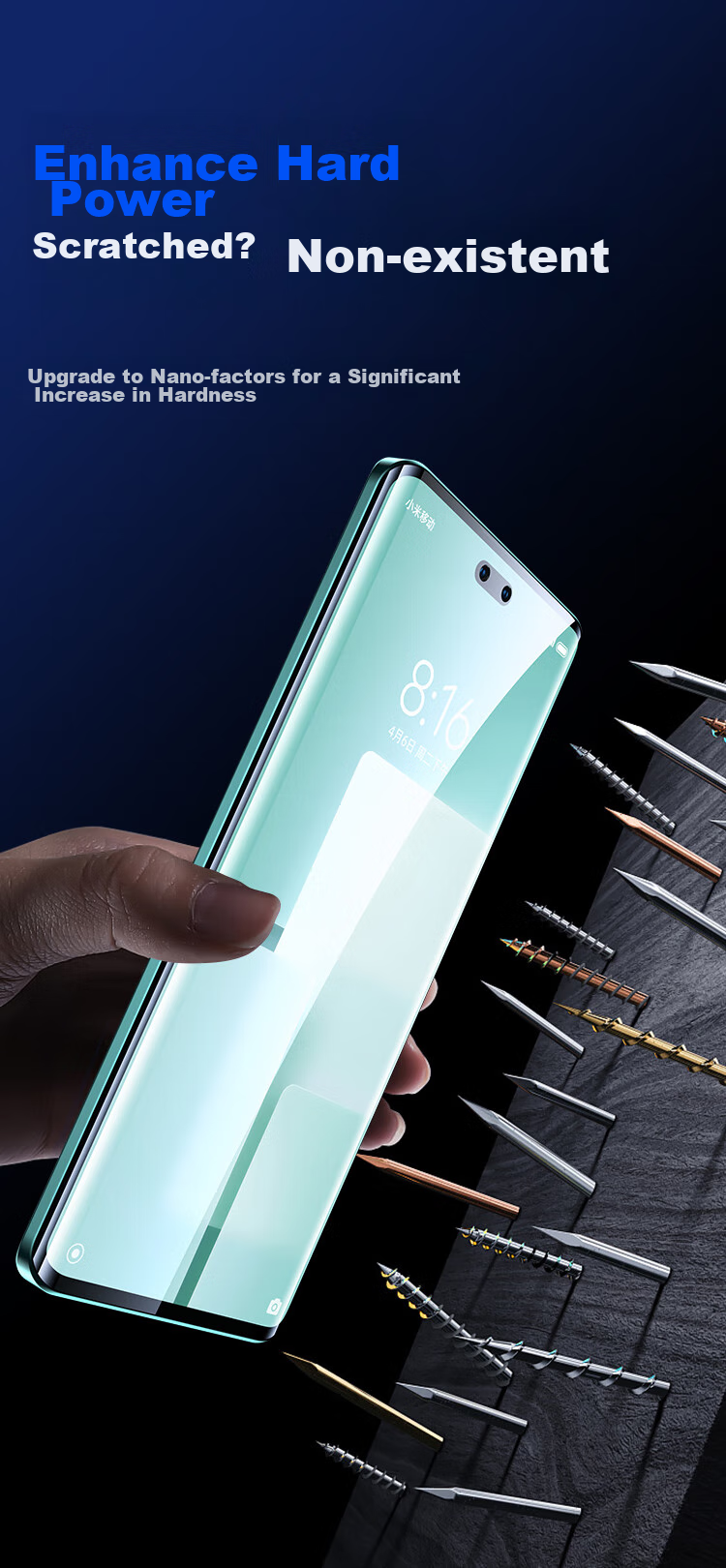 Защитная гидрогелевая пленка Yisika для Xiaomi Civi 3, 2 шт., полноэкранная, мягкая, ультратонкая, противоударная, антибликовая, HD