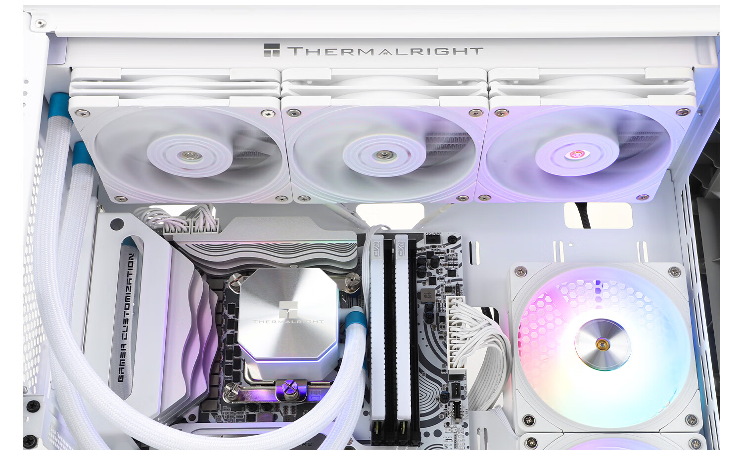 Система охлаждения Thermalright Frozen Edge 360 WHITE, жидкостная, ARGB, 360мм