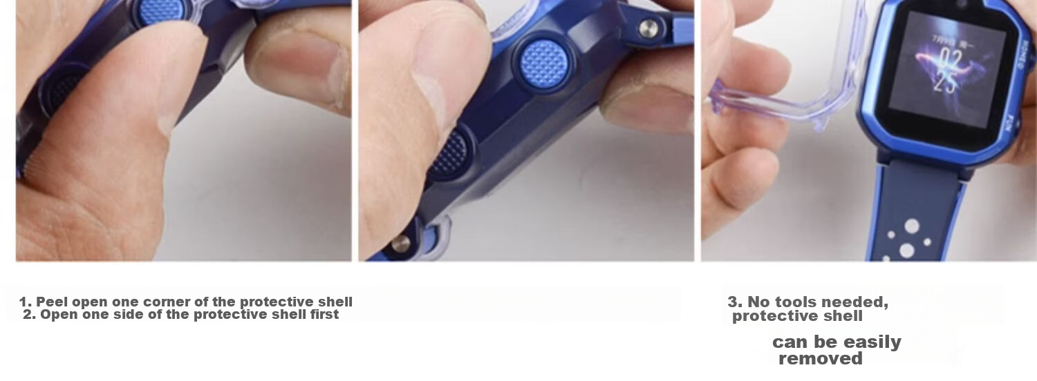 Защитный чехол Iboann для Huawei Children's Watch 5, прозрачный, противоударный, из TPU