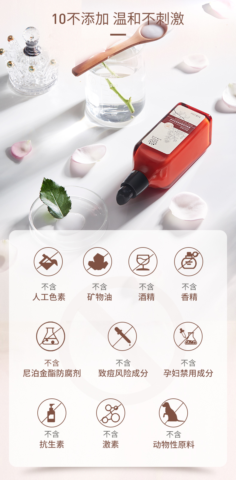 善草纪玫瑰 提拉紧致抗皱提亮补水保湿 烟酰胺护肤品套装男女新年送礼 玫瑰（水130ml+乳130ml）
