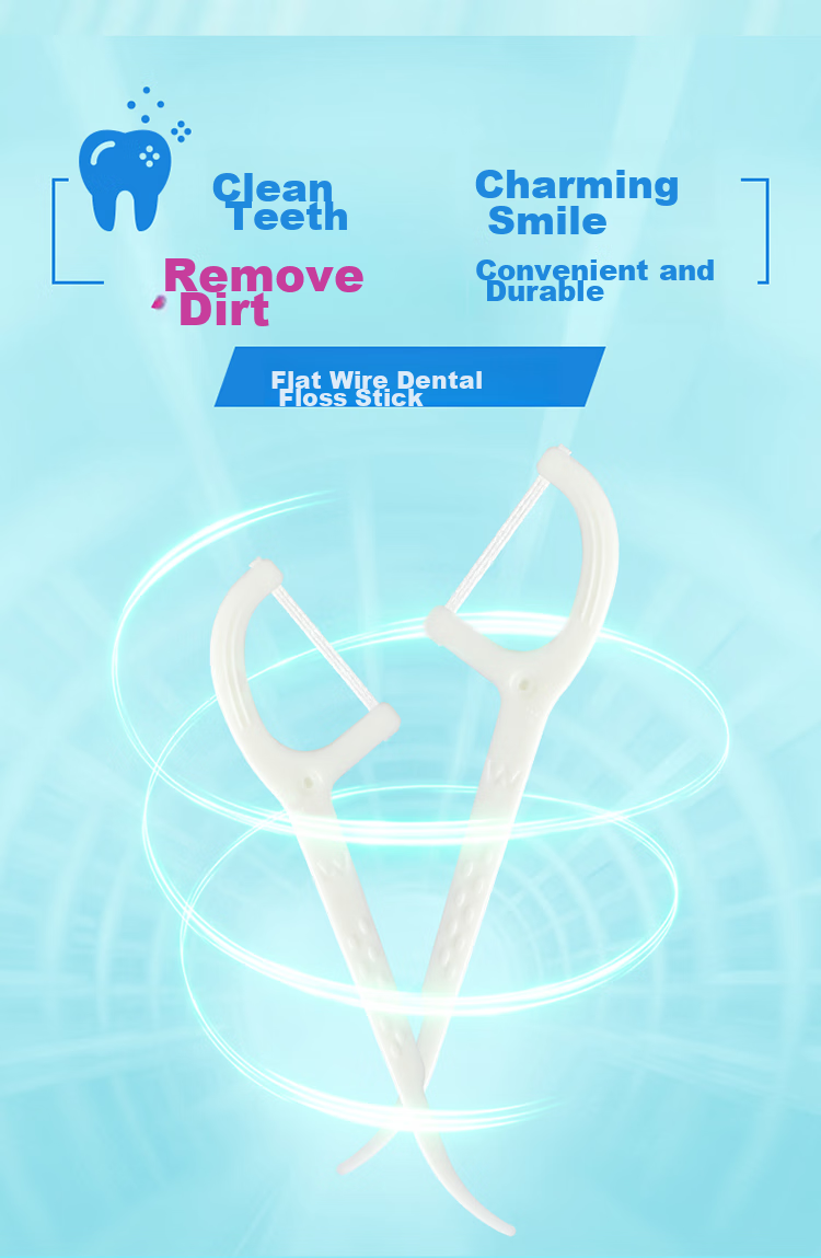 Зубная нить Watsons Flat Dental Floss Picks, 50 шт.