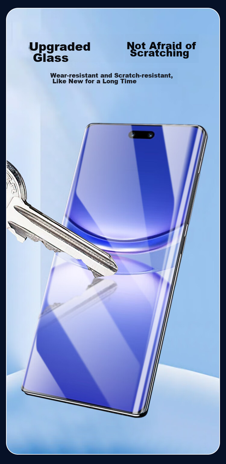 Защитное стекло KOOLIFE для Huawei Nova 12 Pro/Ultra и Nova 13 Pro, ультратонкое, HD, противоударное, защита от отпечатков пальцев
