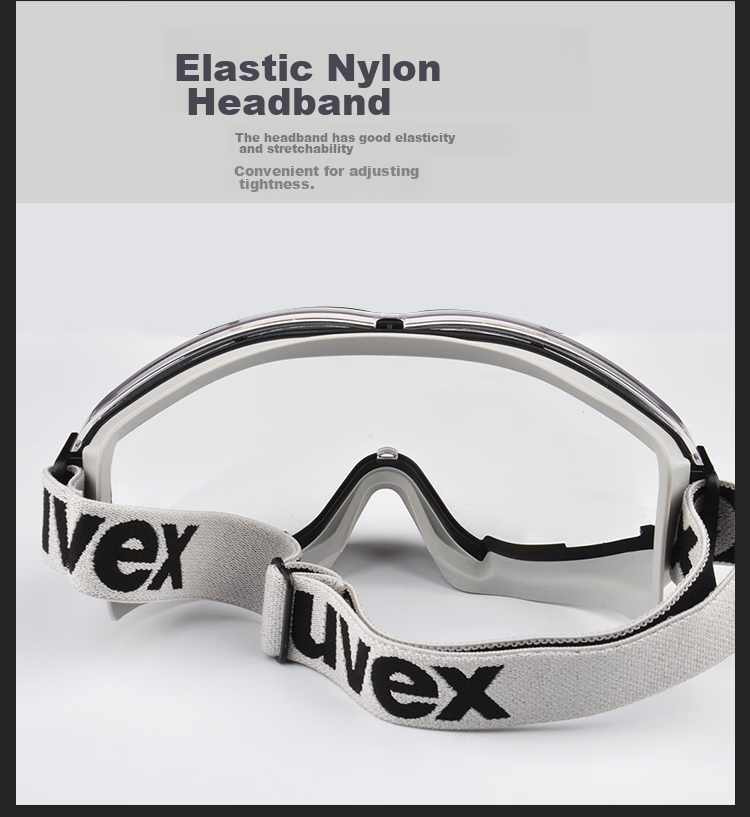 Защитные очки Uvex Goggles, ветрозащитные, противотуманные, пыленепроницаемые, защищающие от насекомых и аллергенов, брызгозащитные, от песка, для промышленного использования, защита от жидкостей, ударопрочные, универсальные защитные очки Uvex 9002285