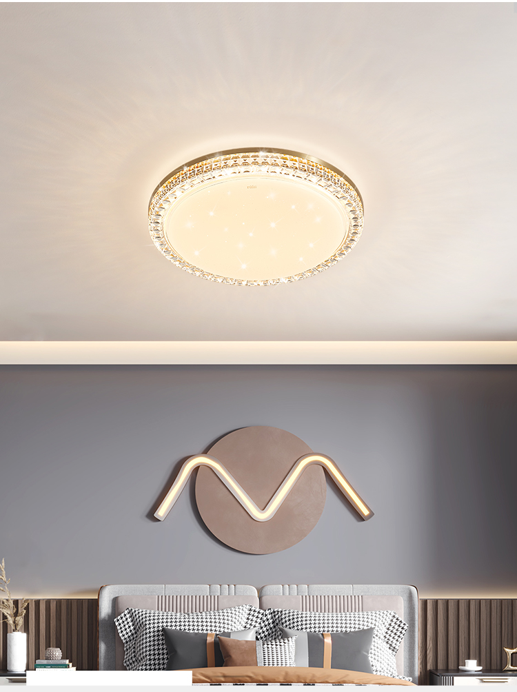 Потолочный светильник NVC LED, современный, роскошный, для спальни, кабинета, столовой, звездное небо, скандинавский стиль, 24 Вт