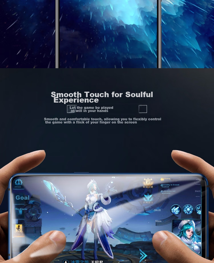 Защитное стекло для экрана ESCAPE для Huawei Honor 20/20 Pro/20s, неполное покрытие, без белого края, безводный гель, ударопрочное, высокая четкость