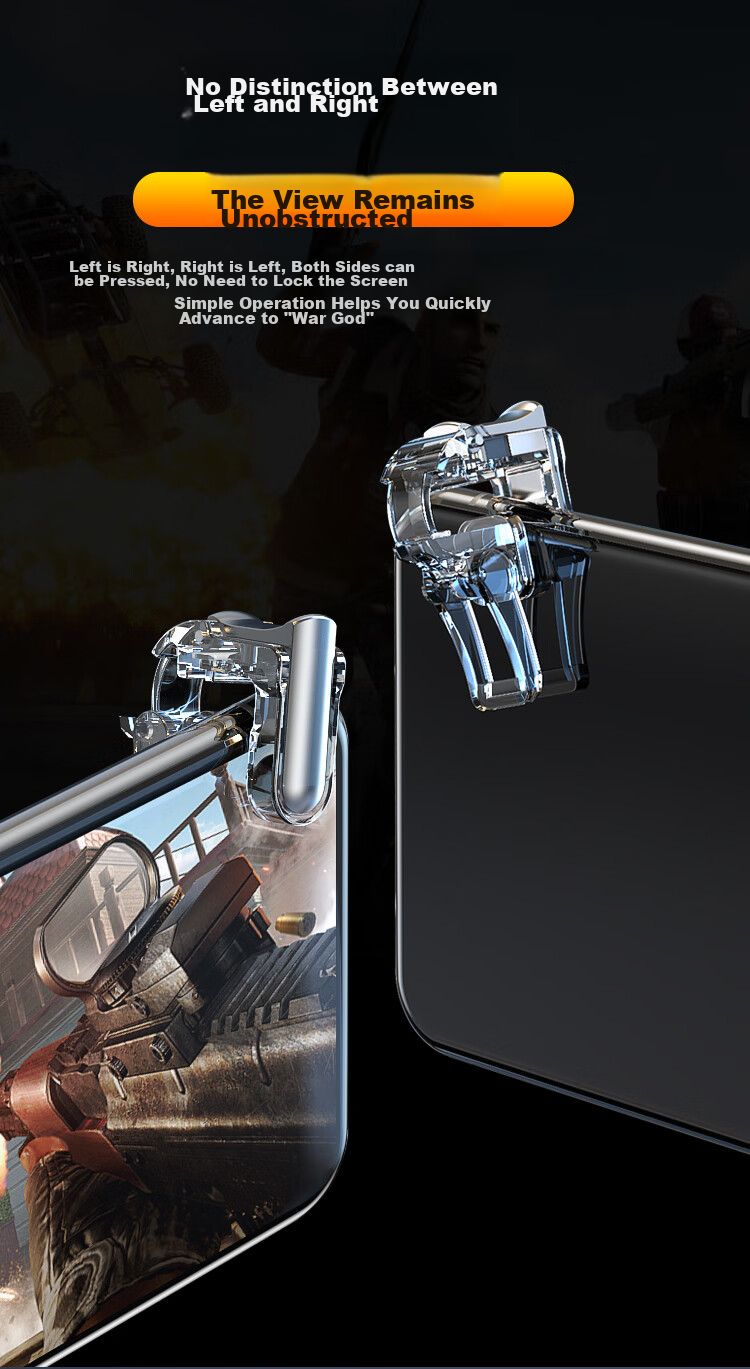 Игровой помощник BIAZE GT01 для мобильных игр, кнопка управления PUBG и Peace Elite, совместим с Apple и Android
