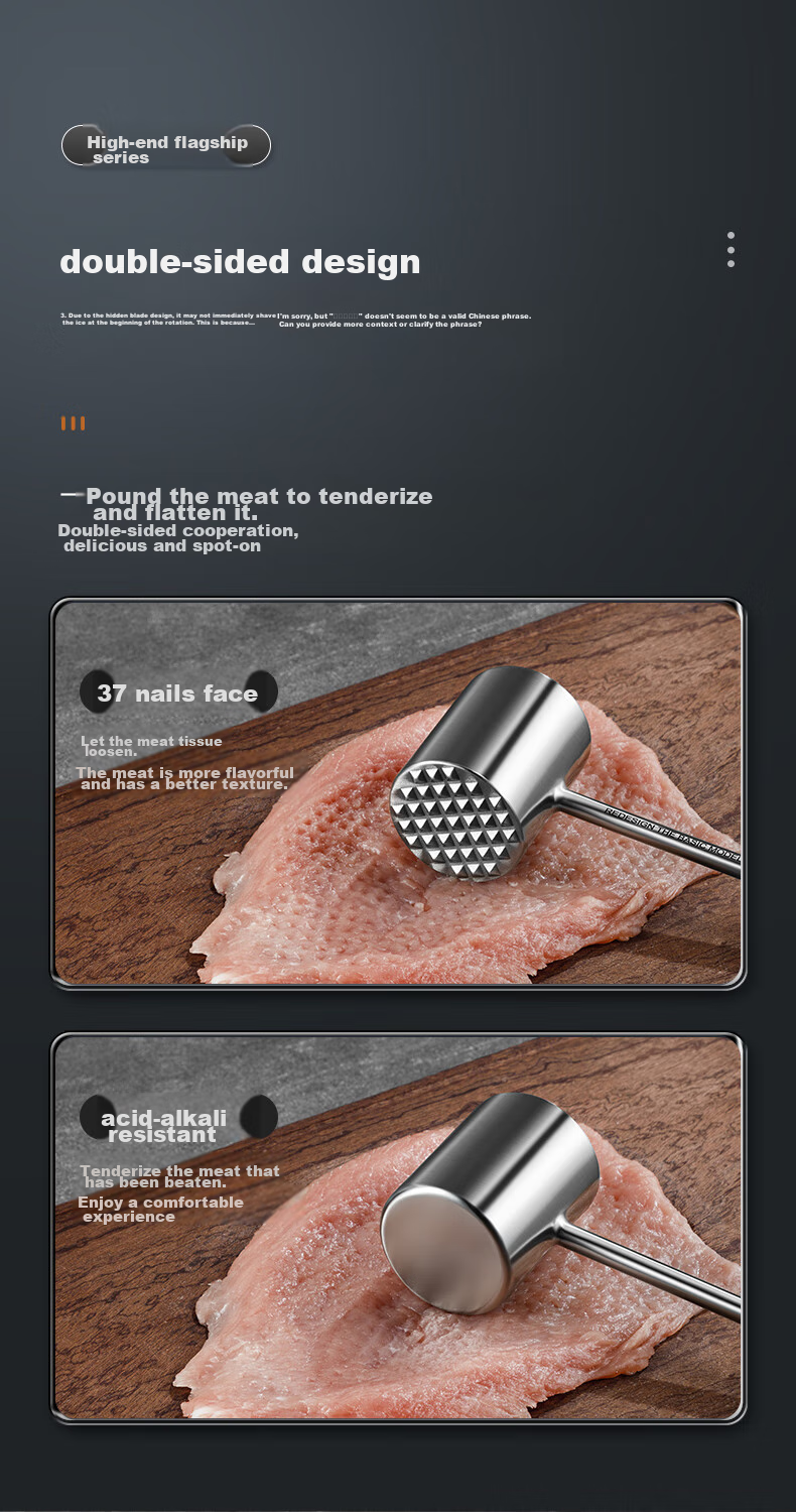 Кухонный молоток COOKER KING из нержавеющей стали 304, утолщенный, для мяса, говядины, тефтелей, ручной