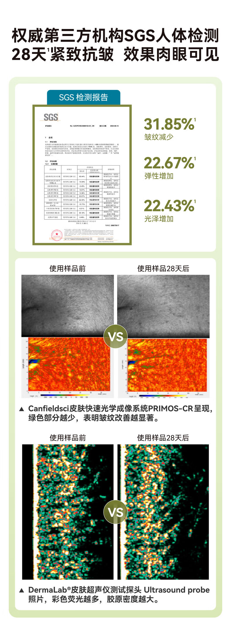 HBN发光水晚霜套装早c晚a护肤品提拉紧致抗皱补水保湿生日礼物女士