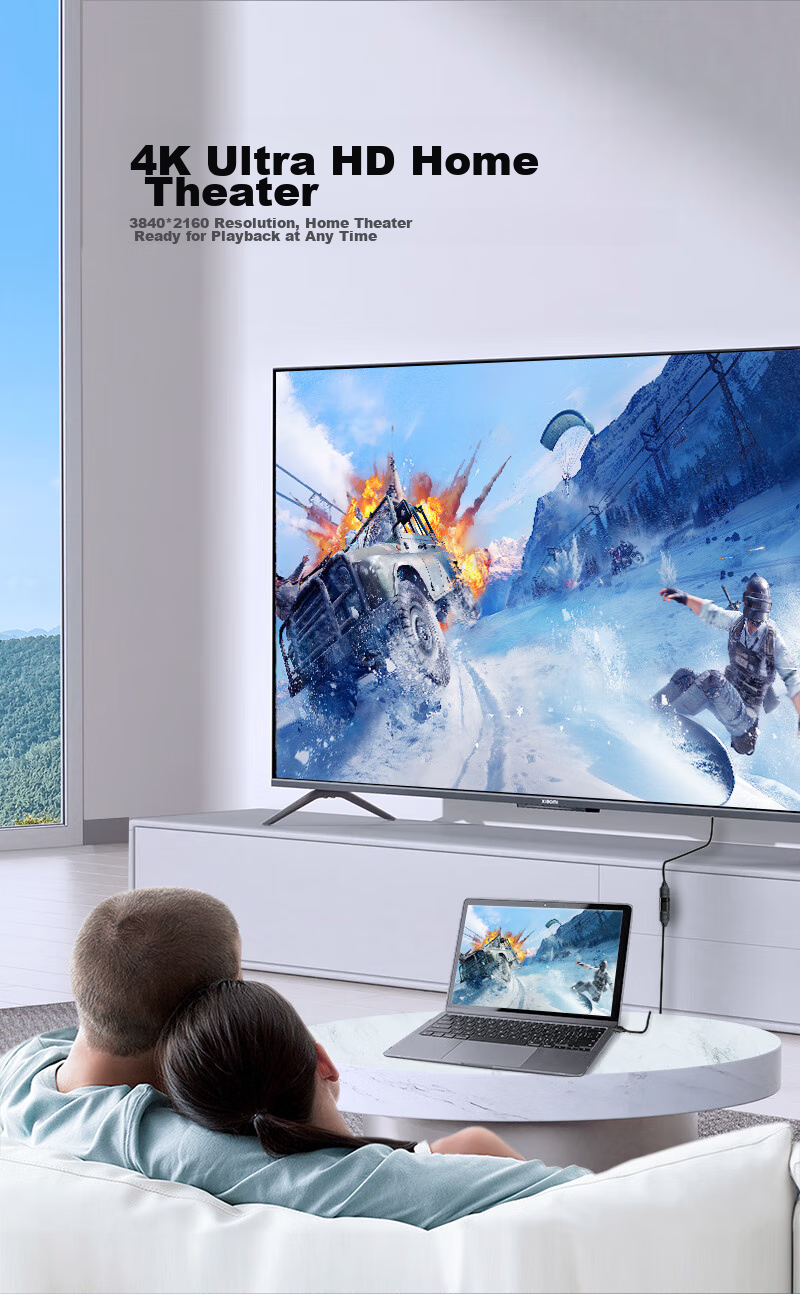 HDMI удлинитель SAMZHE HFD-02, Female to Female, версия 2.0, 4K, черный