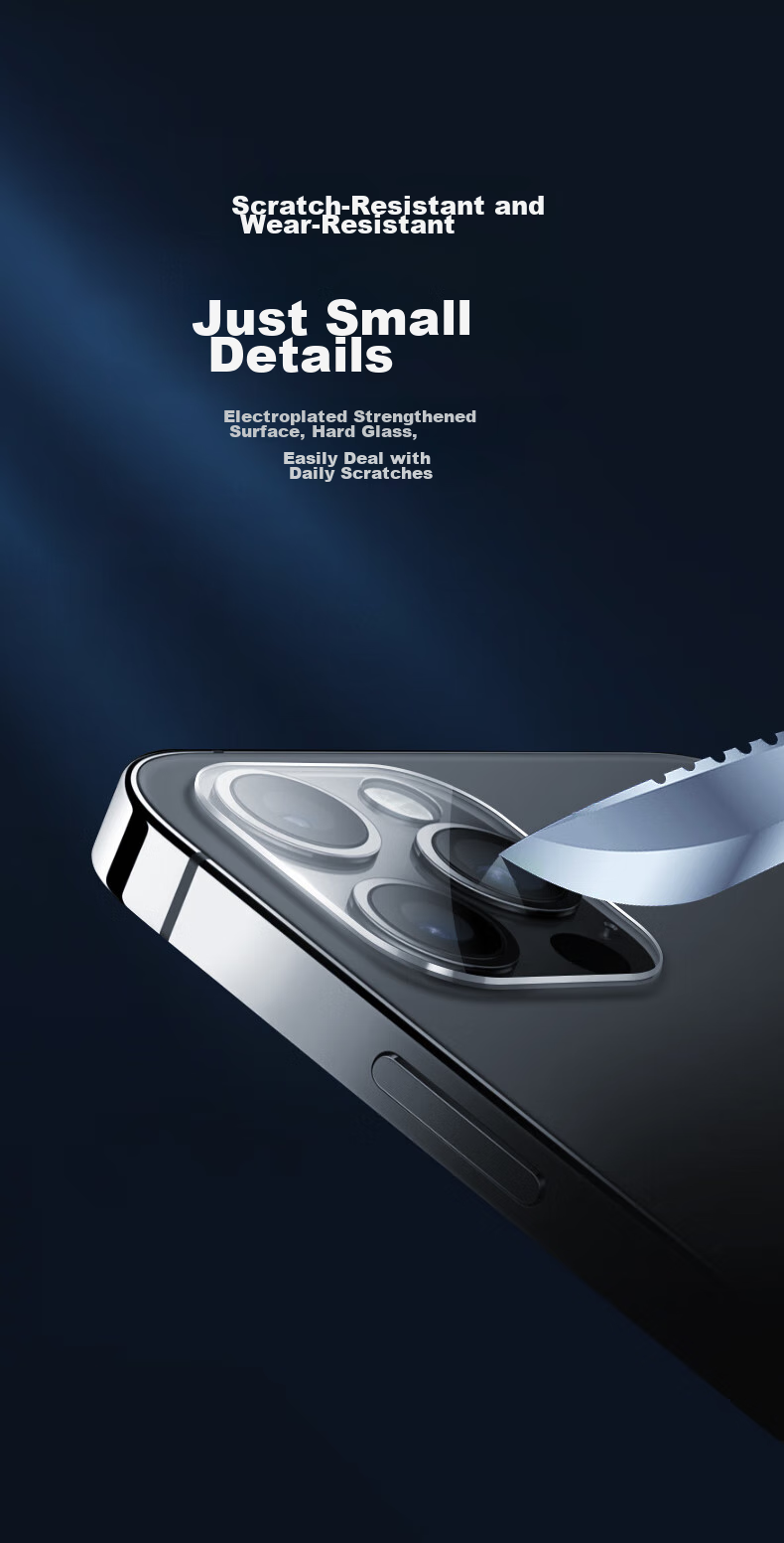 Защитная пленка PISEN для задней камеры Apple iPhone 15 Pro/15 Pro Max, HD Clear, 2 шт.