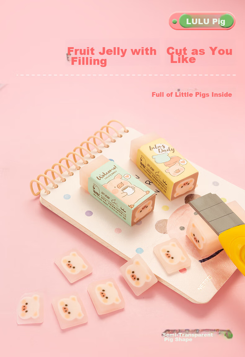 Ластик M&G LuLu Pig, милый мультяшный ластик в форме свиньи, 1 шт. случайный цвет AXP963FK