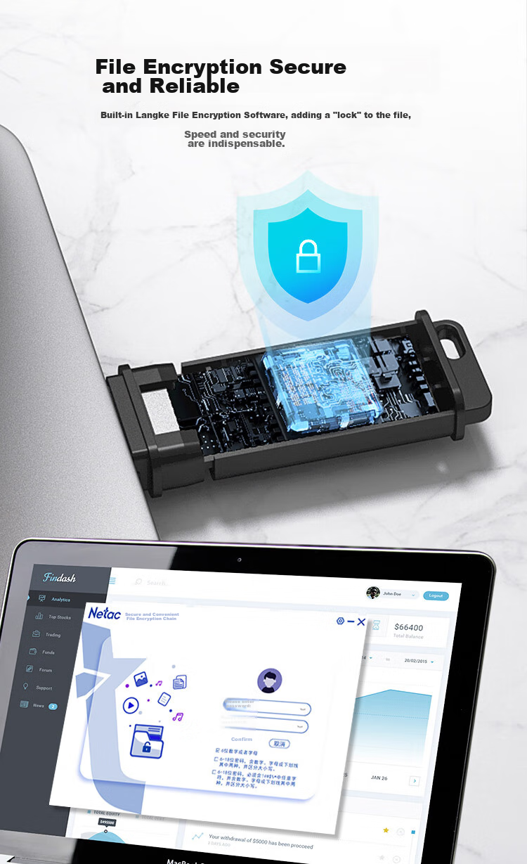 USB-накопитель Netac 32GB
