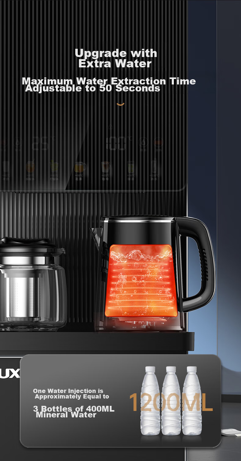 Чайный бар AUX YC-0.75-29, умный диспенсер для горячей и холодной воды, с контролем температуры, 0.8 л, 1350 Вт