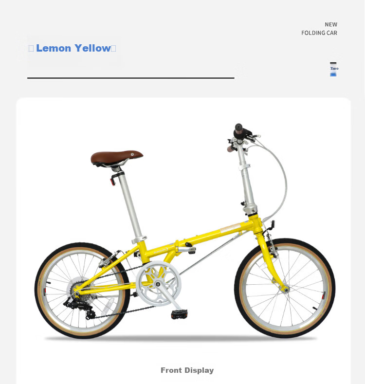 DAHON 20-дюймовый складной велосипед из хромомолибденовой стали, 7 скоростей, для мужчин и женщин, студенческий ретро-велосипед HAC071, оливково-зеленый